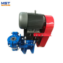 electric driven rubber liner horizontal centrifugal heavy duty slurry pump